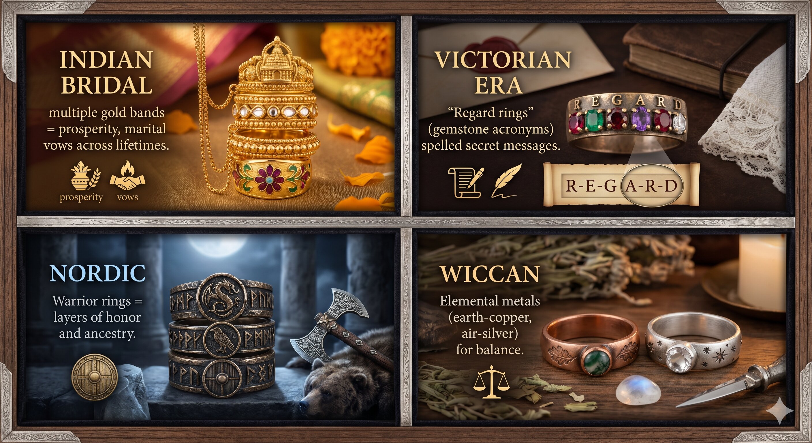 Traditional Meaning of Stacked Rings